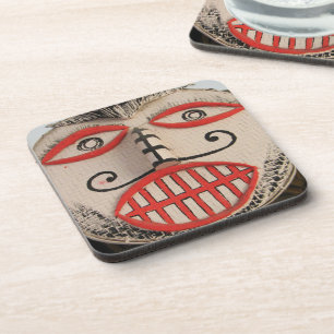 Porta-copo Thai Ghost Face, Phi Ta Khon Mask Festival, Loei