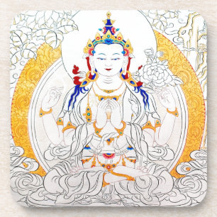 PORTA-COPO THANGKA QUE PINTA A ARTE DE TIBET