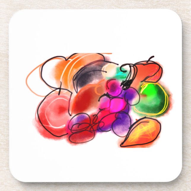 Porta-copo Thanksgiving food (Frente)