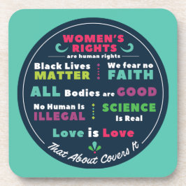 Porta-copo "That About Covers It" Progressive Coaster Set