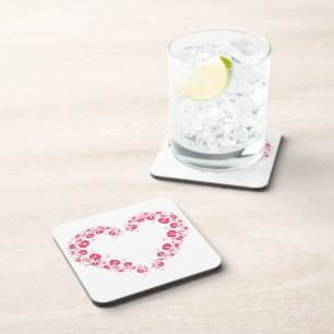 Porta-copo The Heart Symbol Hard plastic coaster
