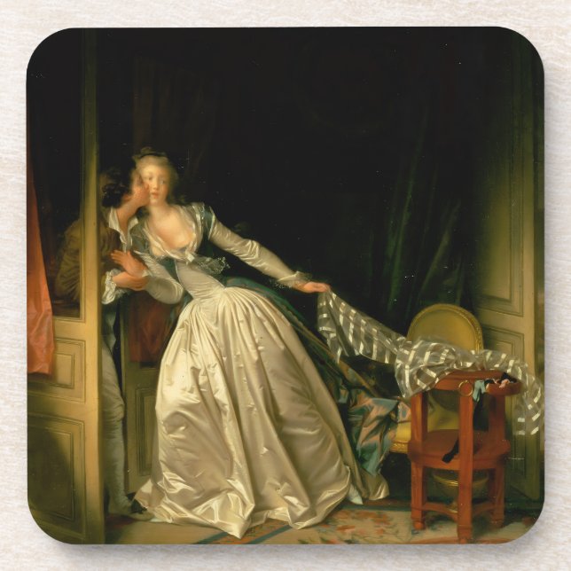 Porta-copo The Stolen Kiss Fragonard (Frente)