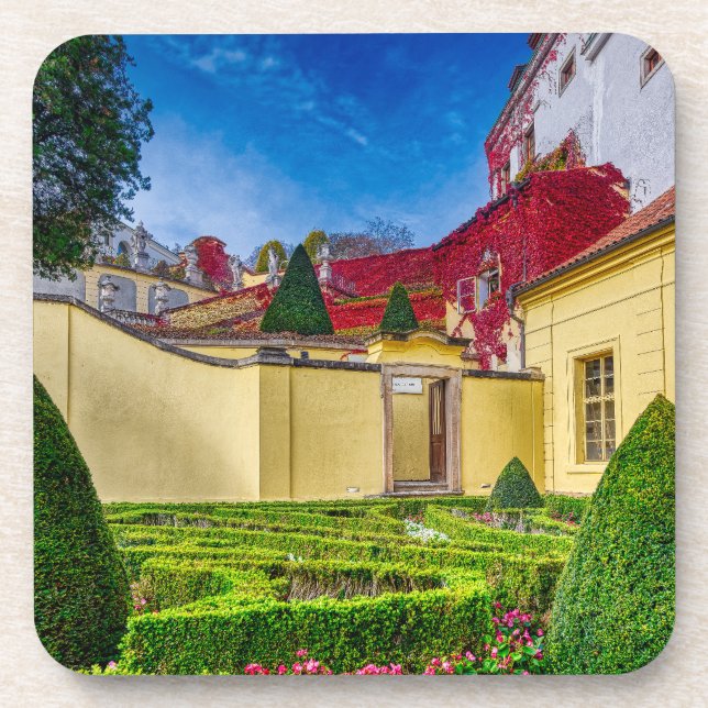Porta-copo The Vrtba Garden Fall Hard Plastic Coaster (Frente)