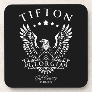 Porta-copo Tifton Tift County Geórgia Águia Vintage