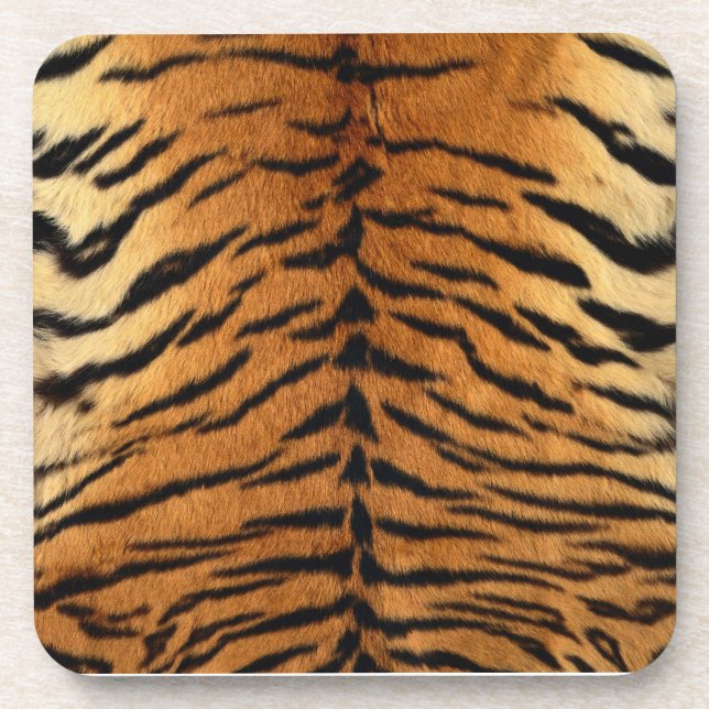 Porta-copo Tigre Impressão de peles com pelo (Frente)