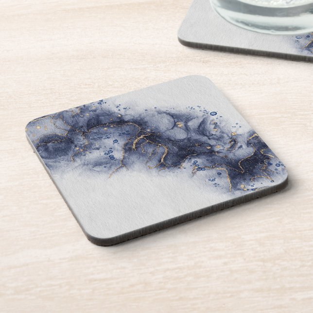 Porta-copo Tinta azul escura de álcool (Left Side)