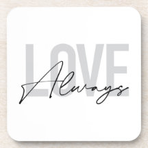 Tipografia moderna, simples, urbana "Love Always"