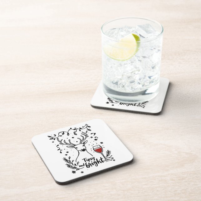 Porta-copo Tipsy e Bright Deer (Lado Direito)