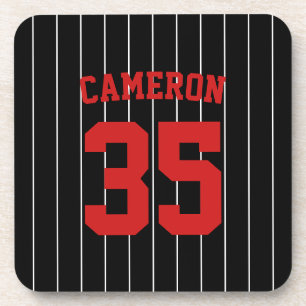 Porta-copo Tiras de Baseball Jersey de Cores Totalmente Edit