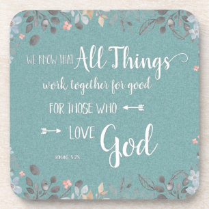 Porta-copo Todas as Coisas Cooperam - Rom 8:28