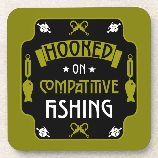 Porta-copo Torneio de pesca competitivo (Frente)