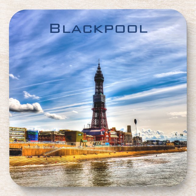 Porta-copo Torre Blackpool (Frente)