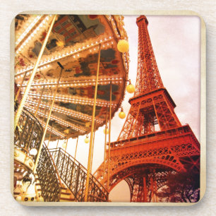 Porta-copo Torre Eiffel e carrossel