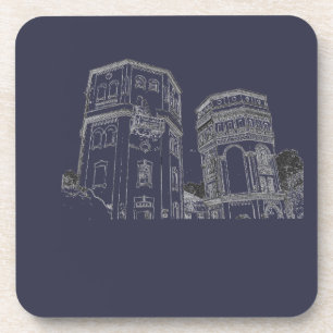 Porta-copo Torres de Água do Grodno da Bielorrússia