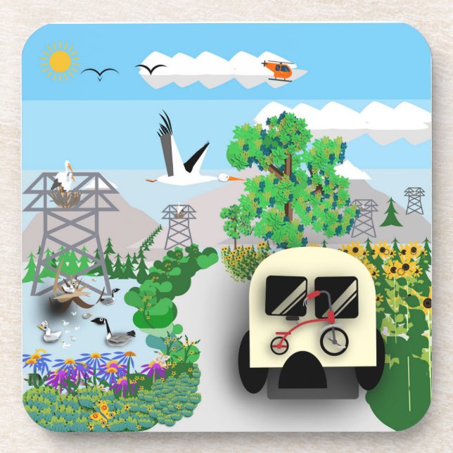 Porta-copo Tour (Frente)