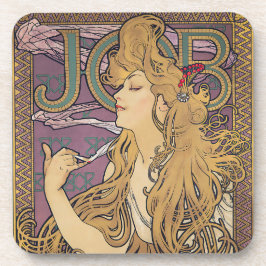 Porta-copo Trabalho (1896) de Alphonse Mucha