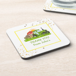 Porta-copo Trator Verde | Decoração de Aniversário com Tema d