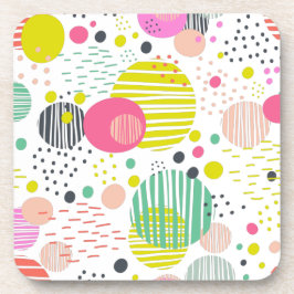 Porta-copo Travesseiro decorativo de padrão de pontos de tend