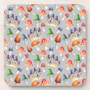 Porta-copo Travesseiro decorativo fantástico de cogumelos