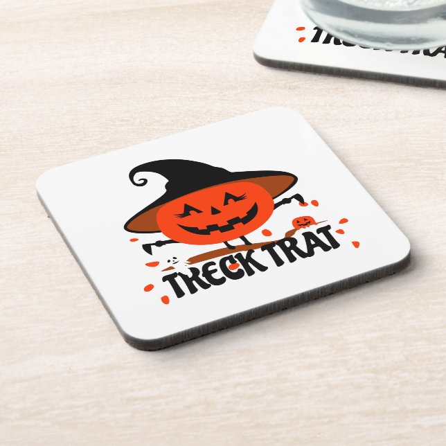 Porta-copo Treck Trat Pumpkin sorrindo (Left Side)