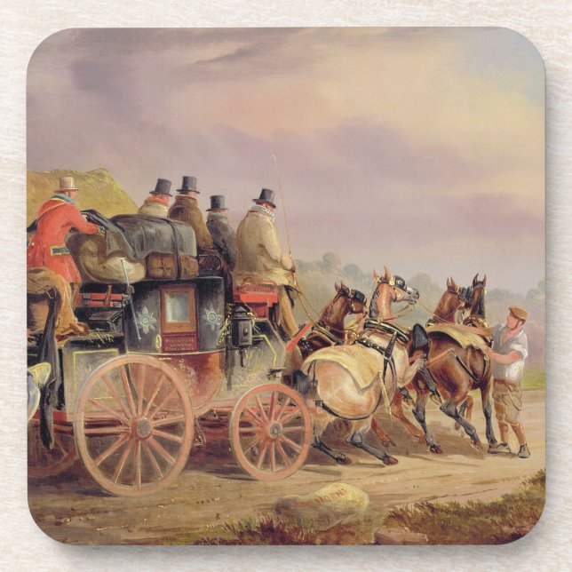 Porta-copo Treinadores de correio na estrada: O "mercúrio" (Frente)