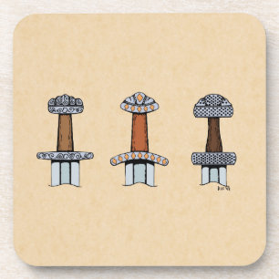 Porta-copo Três Espadas de Viking Hilts