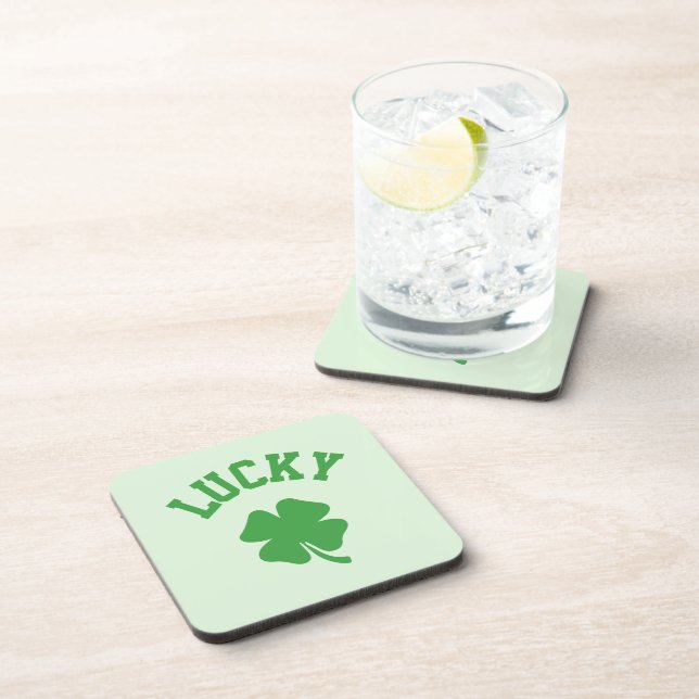 Porta-copo Trevo de St. Patrick Shamrock Sortudo (Lado Direito)