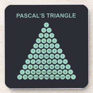 Porta-copo Triângulo de Pascal