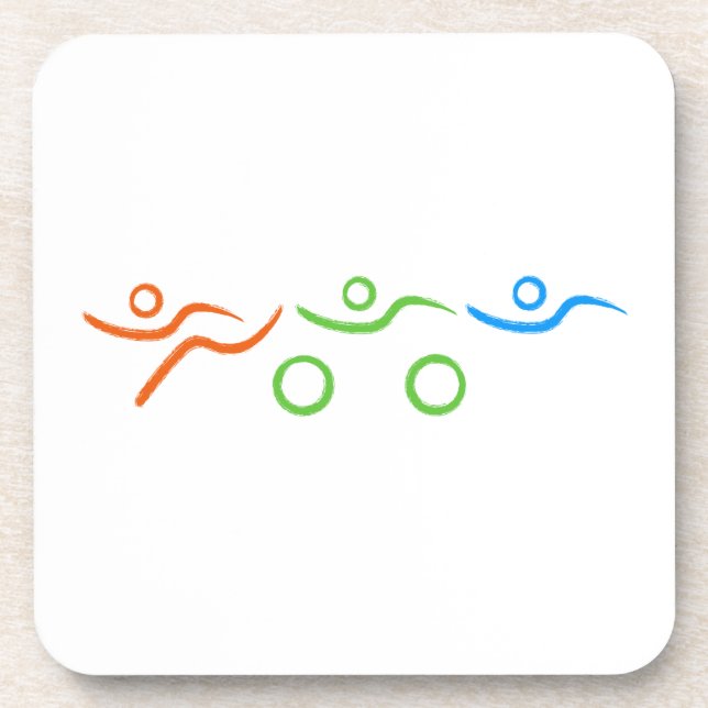 Porta-copo Triathlon legal e design único (Frente)