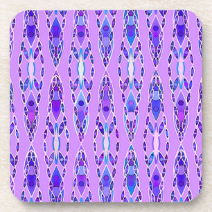 Porta-copo Tribal Batik - Lavanda, Azul e Violeta