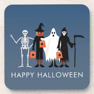 Porta-copo Trick or Treaters Halloween em Português
