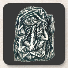 Porta-copo Triumvirato, desenho a tinta