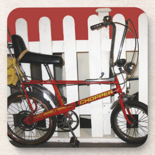 Porta-copo Tropa de bicicleta Red Vintage retro 1970