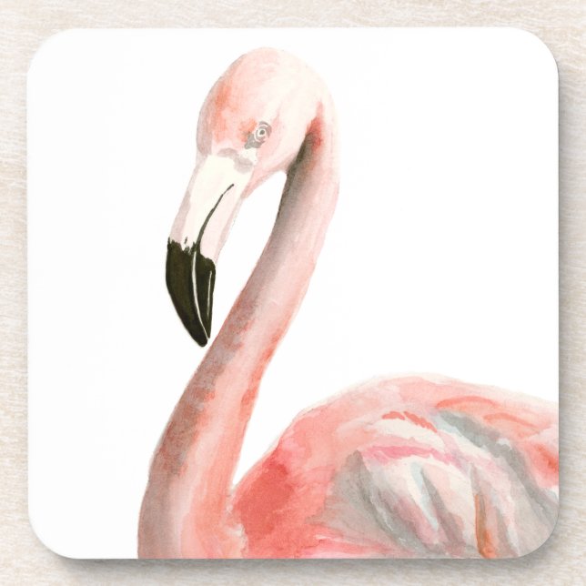 Porta-copo Tropical Flamingo Bird (Frente)