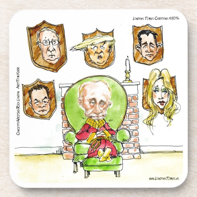 Porta-copo Trump É Putin No Presente Do Ritz (Frente)