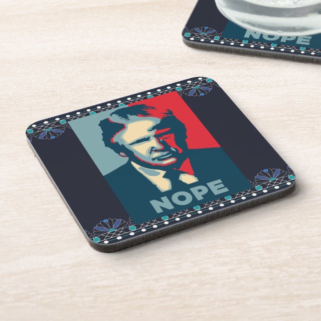Porta-copo Trump Nope Bepra Coaster (Left Side)