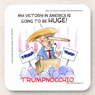 Porta-copo Trumpnocchio Funny Donald Trump Itens