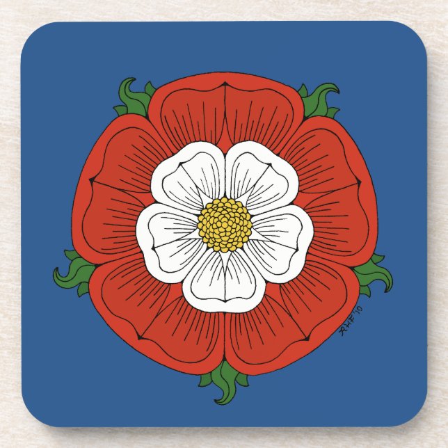 Porta-copo Tudor Rosa (Frente)