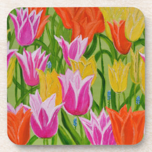 Porta-copo Tulipas