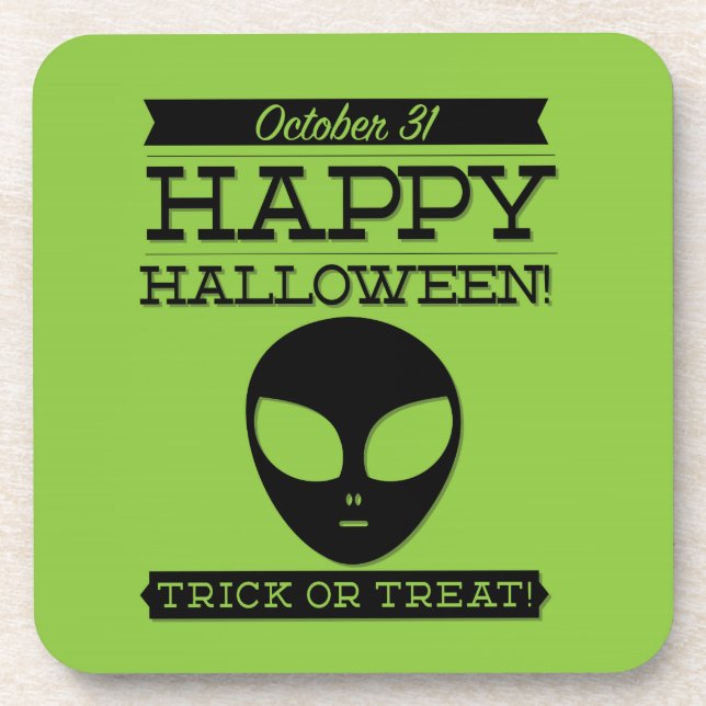 Porta-copo Tupografia retro Halloween (Frente)
