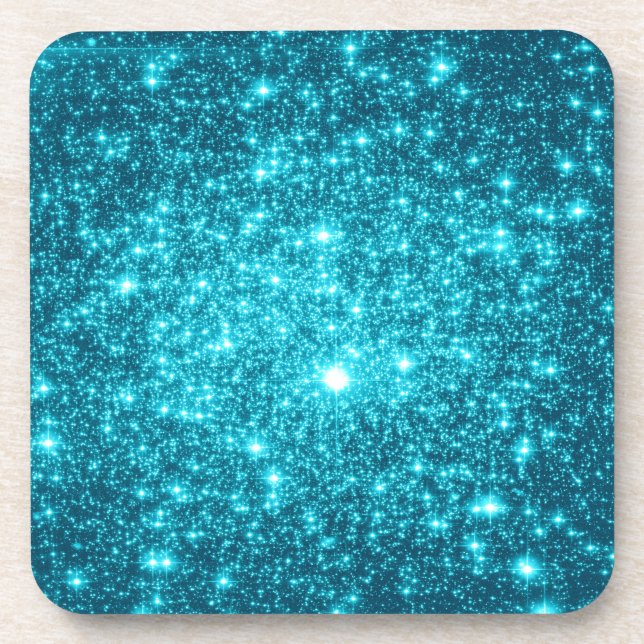 Porta-copo Turquoise Sparkle (Frente)