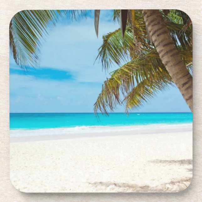 Porta-copo Turquoise Tropical Beach (Frente)