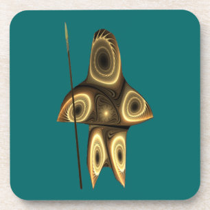 Porta-copo Tuvaaq - Caçador de Inuit Fractal