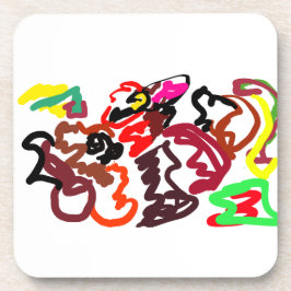 Porta-copo Two wolves autumn lover  