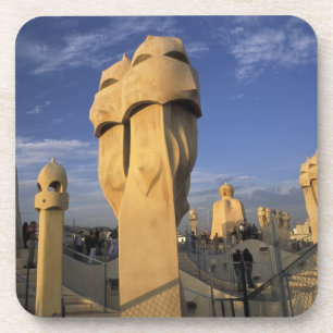 Porta-copo UE, Espanha, Catalunha, Barcelona. Antonio Gaudi's