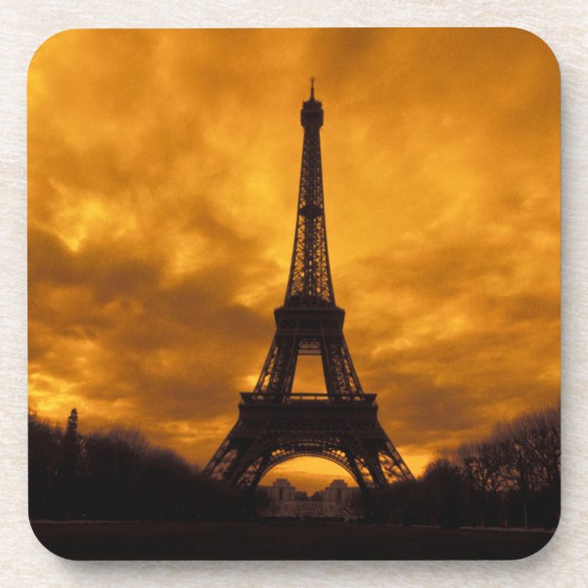 Porta-copo UE, França, Paris. Torre Eiffel. (Frente)