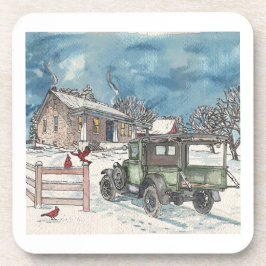 Porta-copo Última Entrega de Madeira