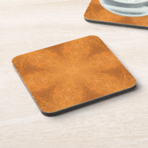 Porta-copo Um caleidoscópio de uma Estrela Laranja Queimada