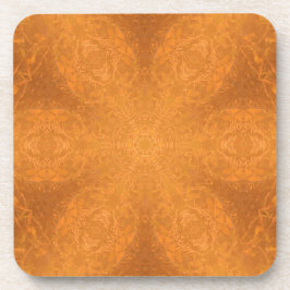 Porta-copo Um caleidoscópio de uma Estrela Laranja Queimada