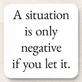 Porta-copo Um Coaster de Plástico Duro de Situação